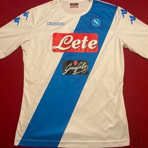 Kappa Napoli Jersey with Blue Stripe